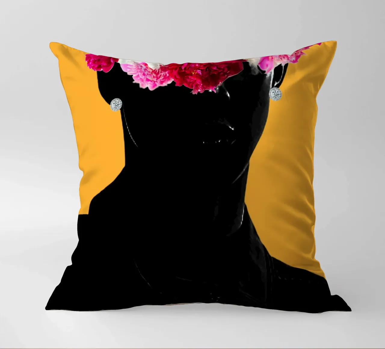Afro Oshun cuscino da Mathudace Créas