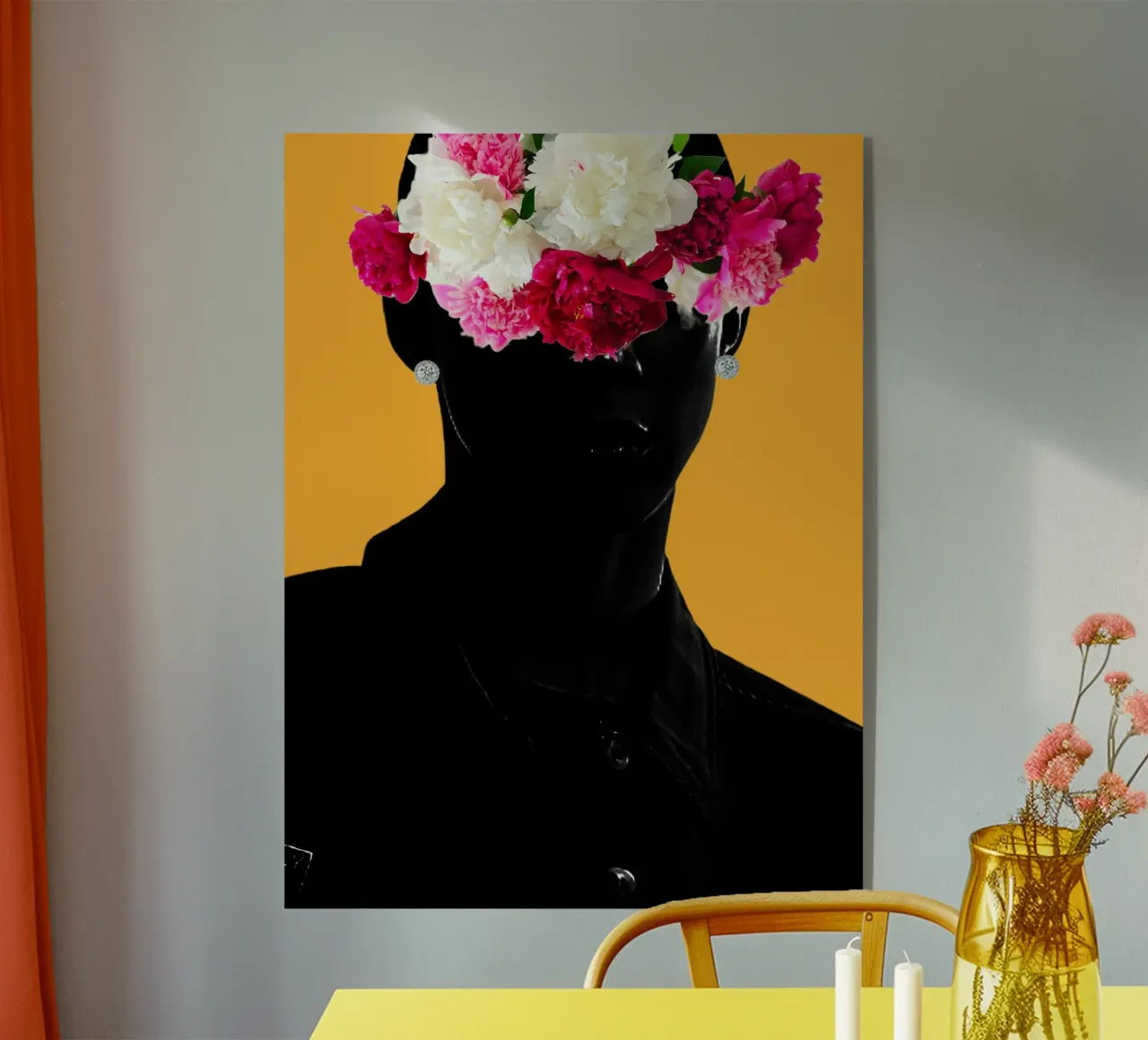 Afro Oshun plexiglass da Mathudace Créas