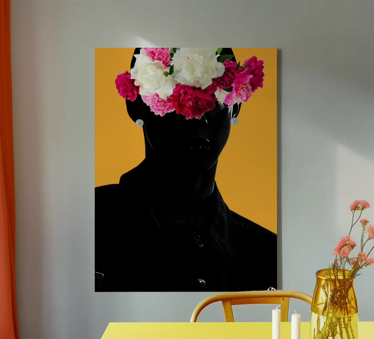 Afro Oshun canvas by Mathudace Créas