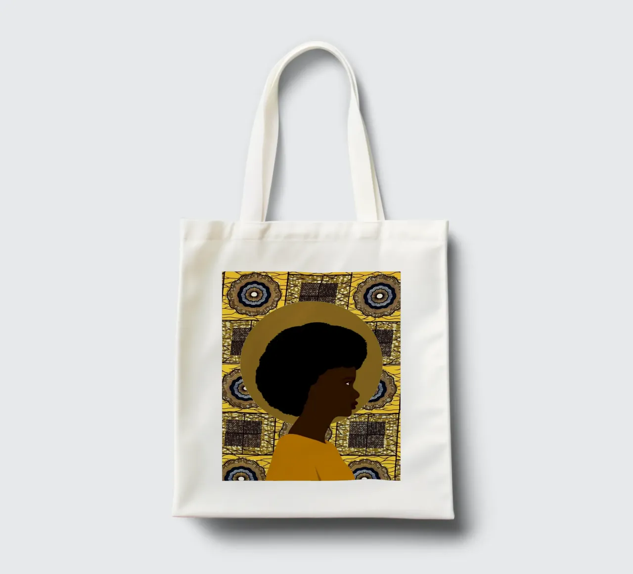 Afro Zahira tote bag by Mathudace Créas