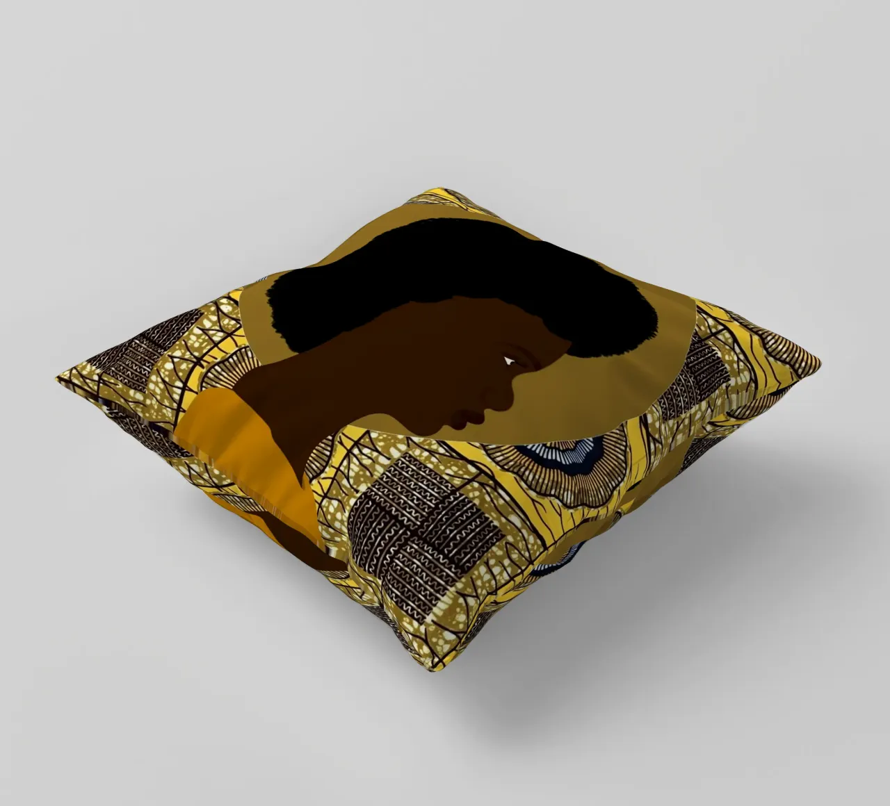 Afro Zahira cuscino da Mathudace Créas