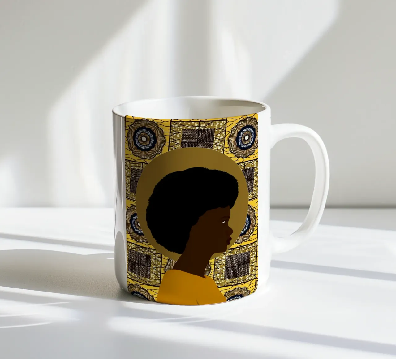 Afro Zahira tazza in ceramica da Mathudace Créas