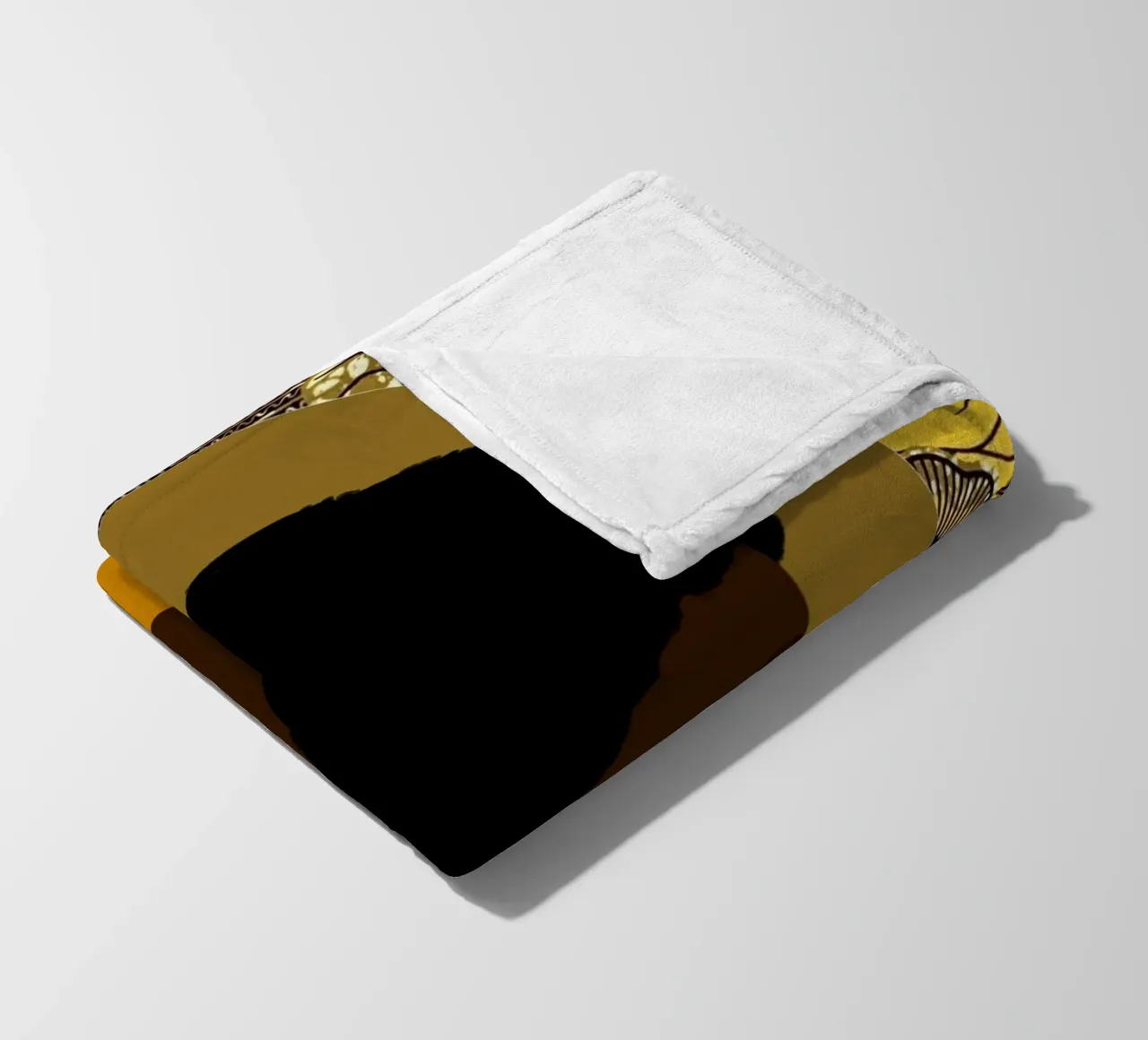 Afro Zahira fleece blanket by Mathudace Créas
