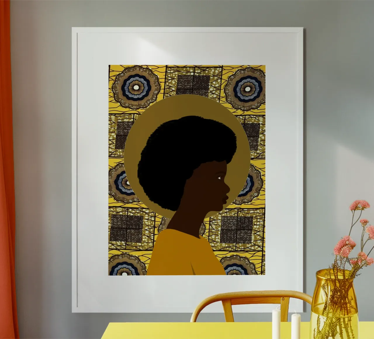 Afro Zahira hahnemühle by Mathudace Créas