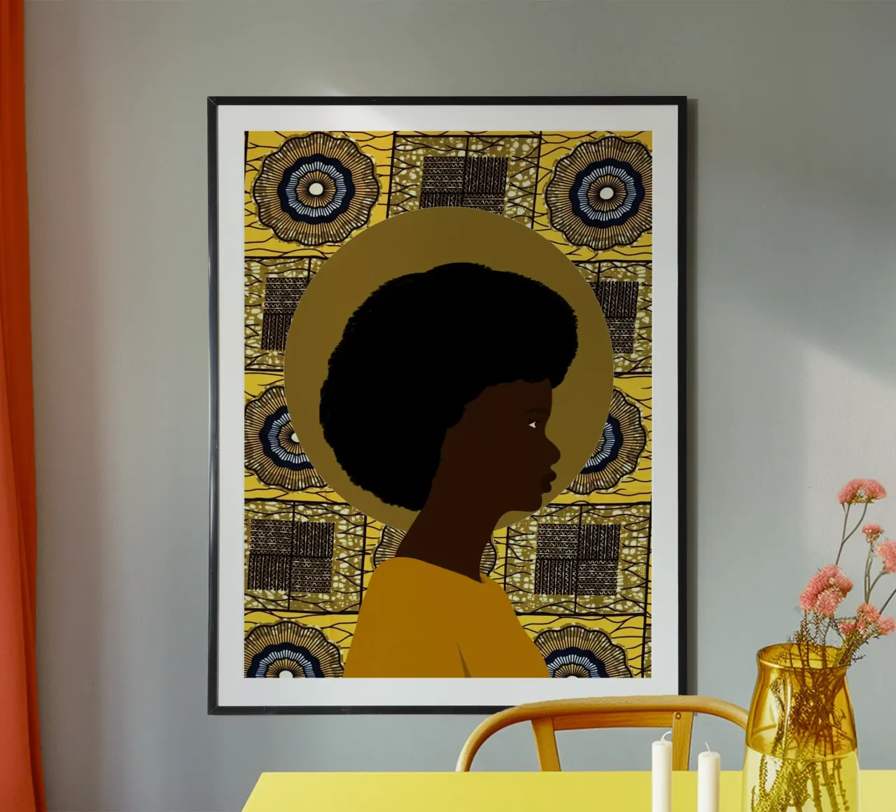 Afro Zahira hahnemühle by Mathudace Créas