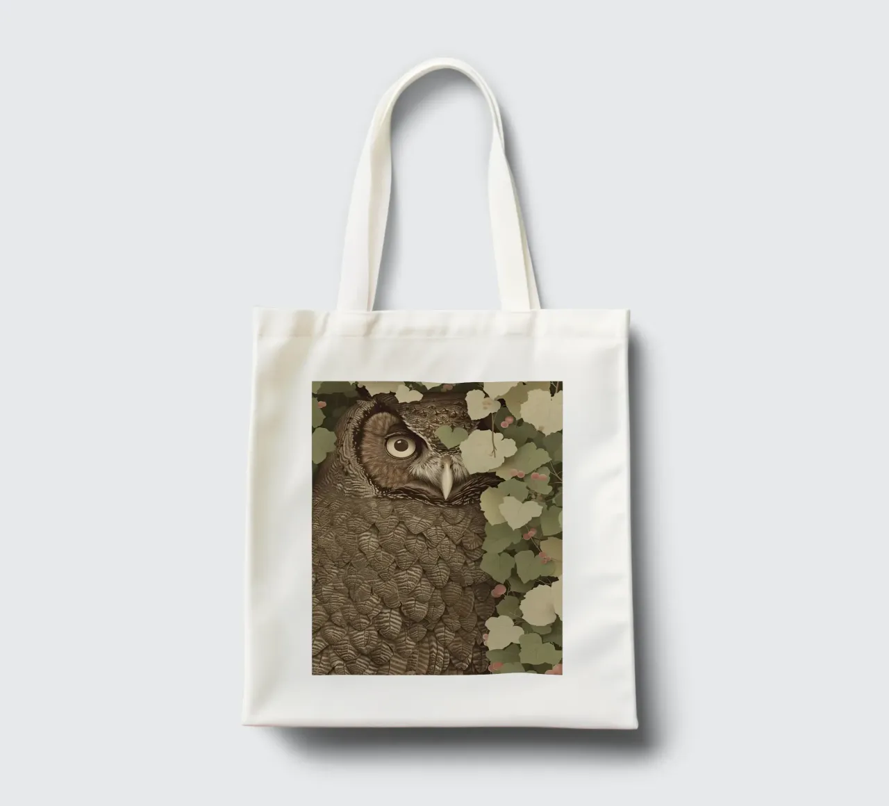 Osservatore silenzioso della foresta borsa in juta da Rustic Grace Studio 02
