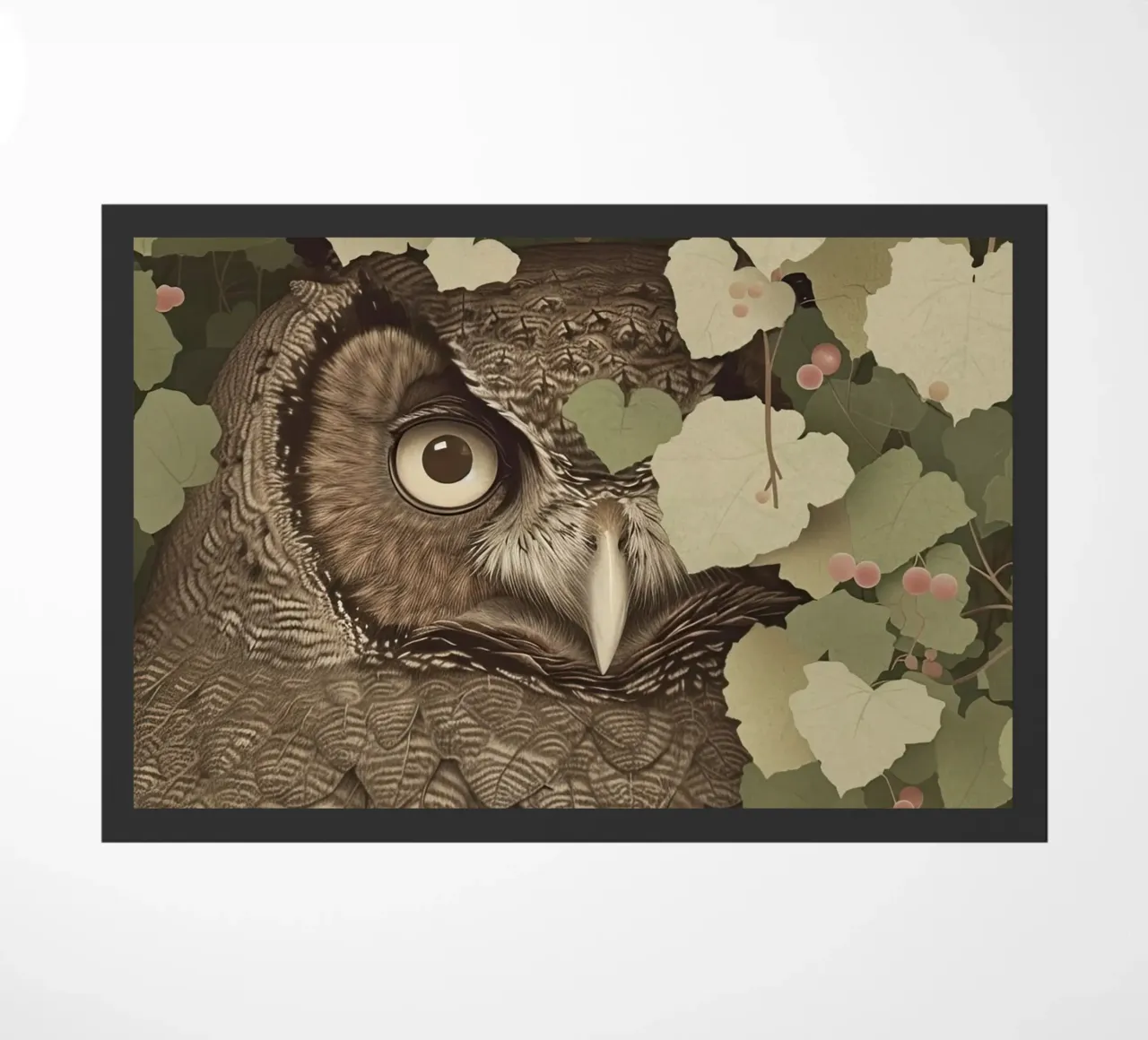 Osservatore silenzioso della foresta zerbino da Rustic Grace Studio 02