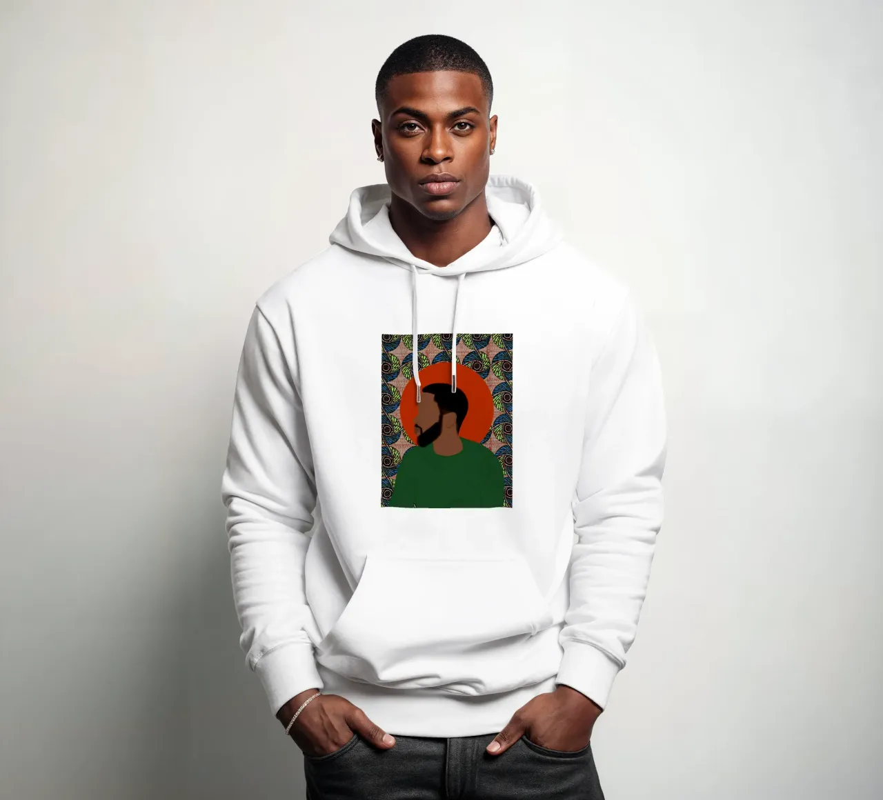 Afro Divine felpa con cappuccio da Mathudace Créas
