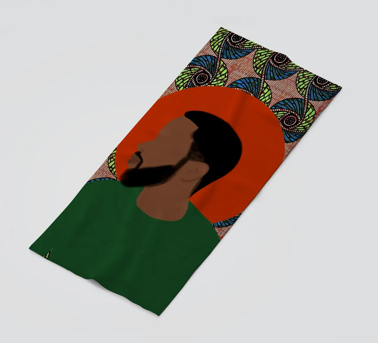 Afro Divine telo mare da Mathudace Créas