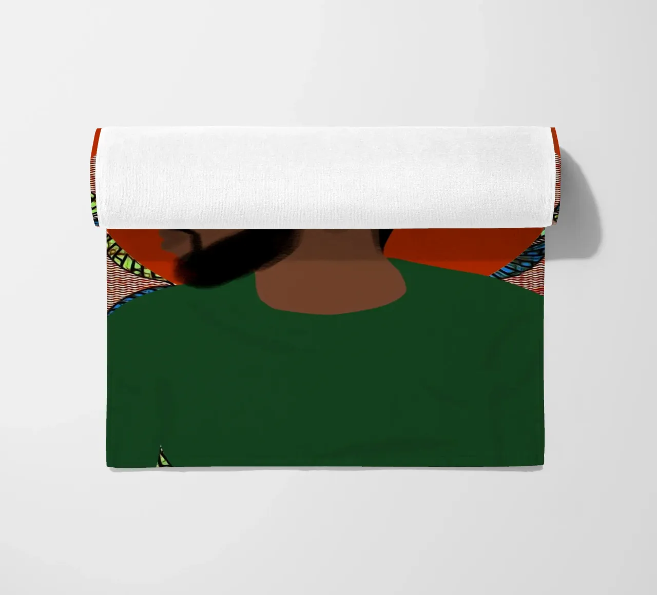 Afro Divine telo mare da Mathudace Créas