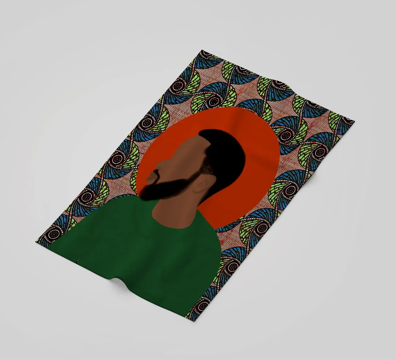 Afro Divine telo mare da Mathudace Créas