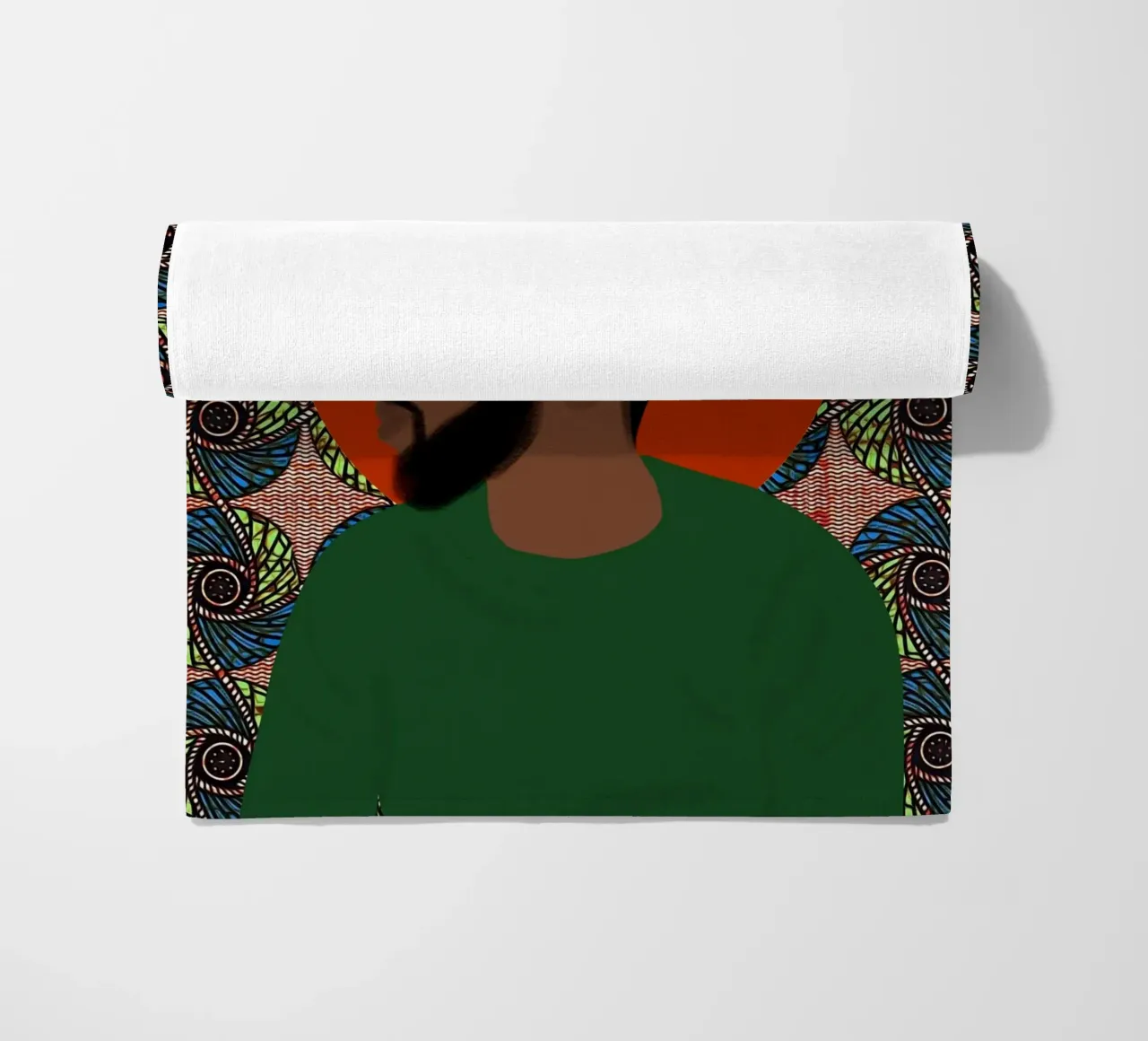 Afro Divine telo mare da Mathudace Créas