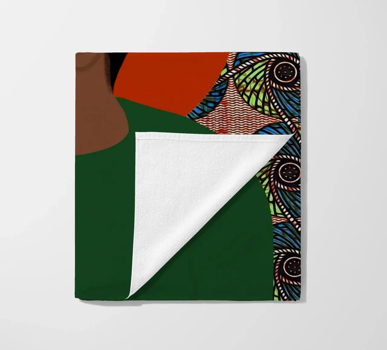 Afro Divine telo mare da Mathudace Créas