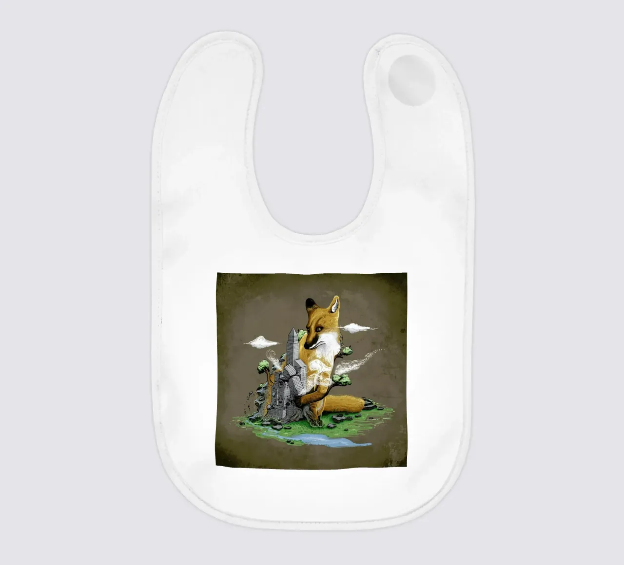 Clean The World II baby bib by Robert Richter
