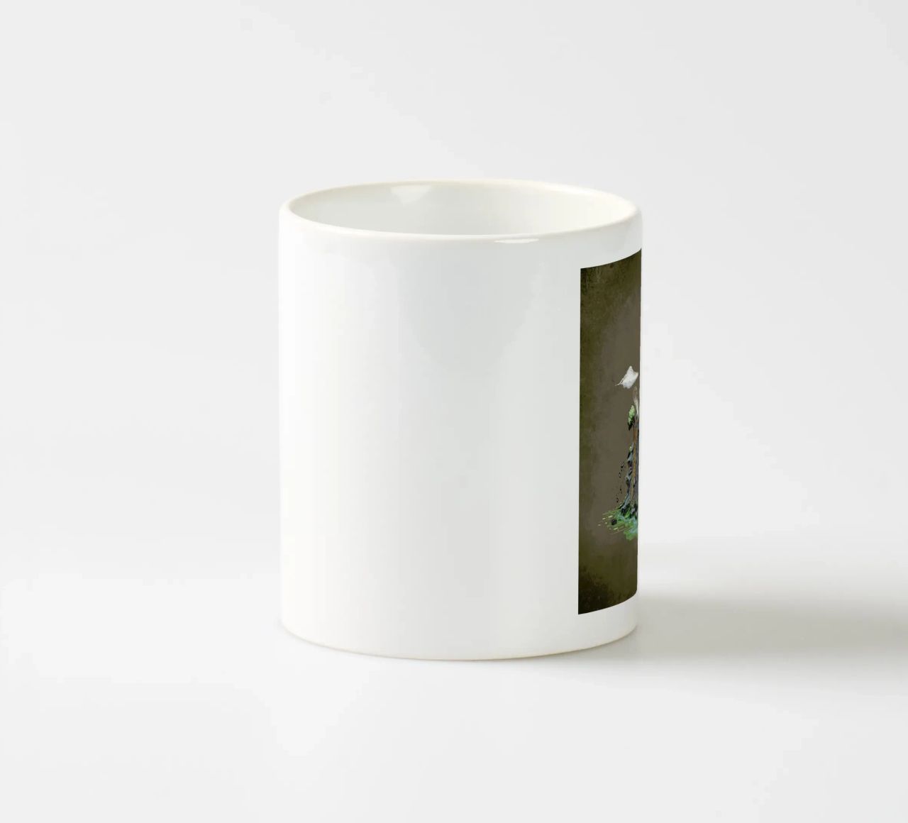 Clean The World II tazza in ceramica da Robert Richter