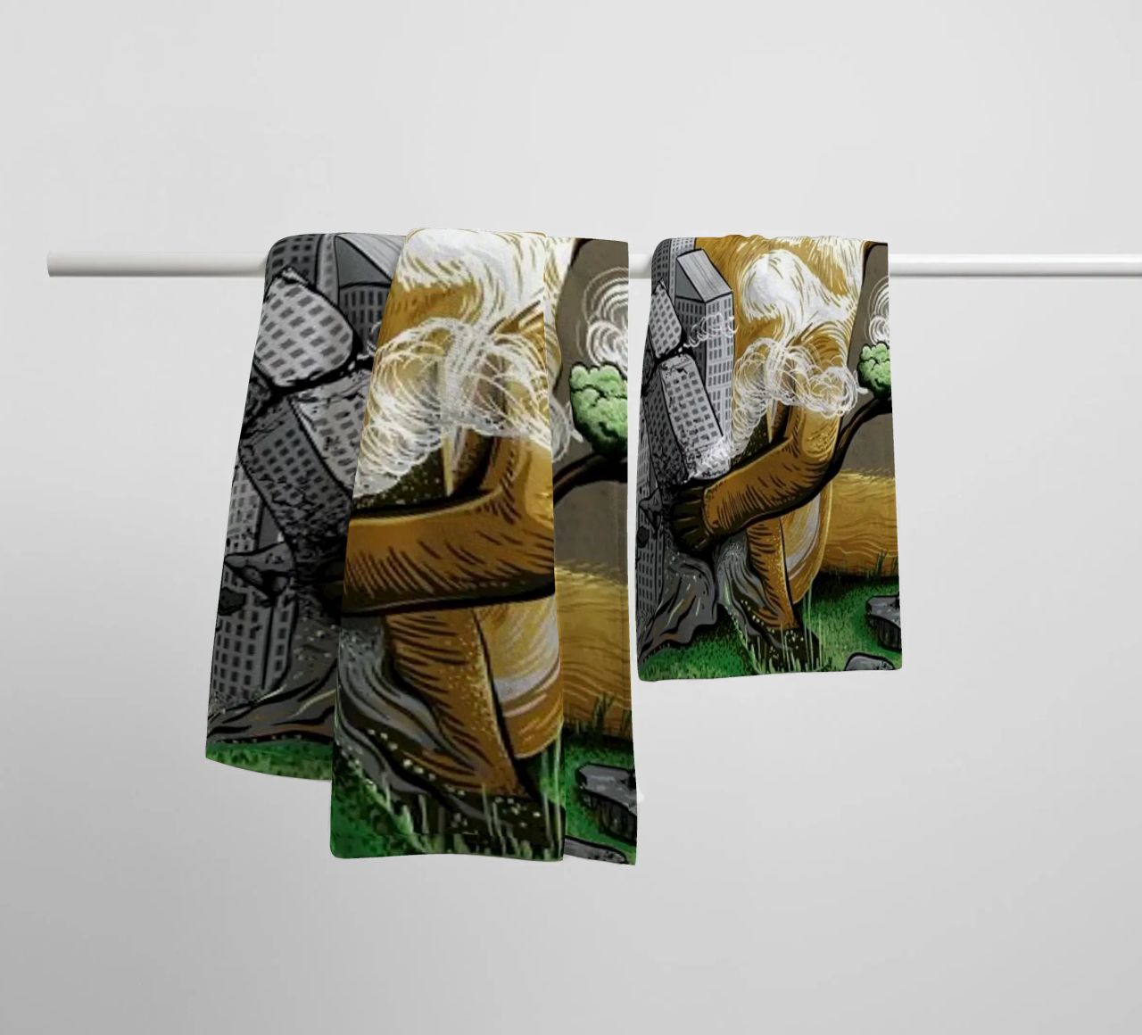 Clean The World II asciugamano da bagno da Robert Richter