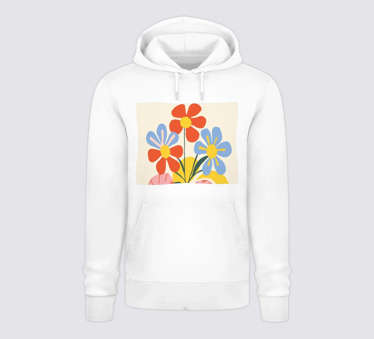 Design floreale colorato - Allegro decoro retrò felpa con cappuccio da Whole©