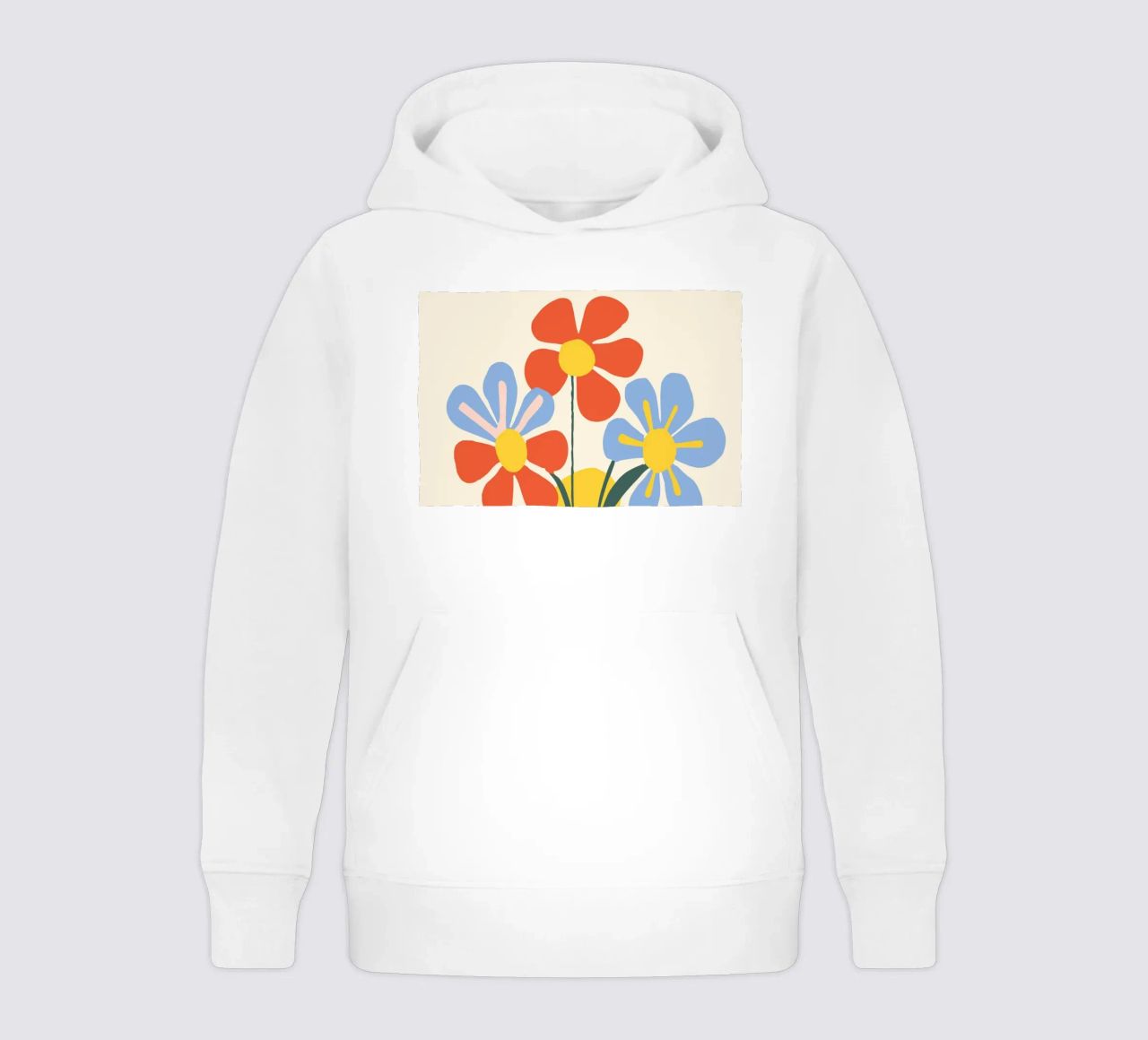 Design floreale colorato - Allegro decoro retrò felpa bambino con cappuccio da Whole©