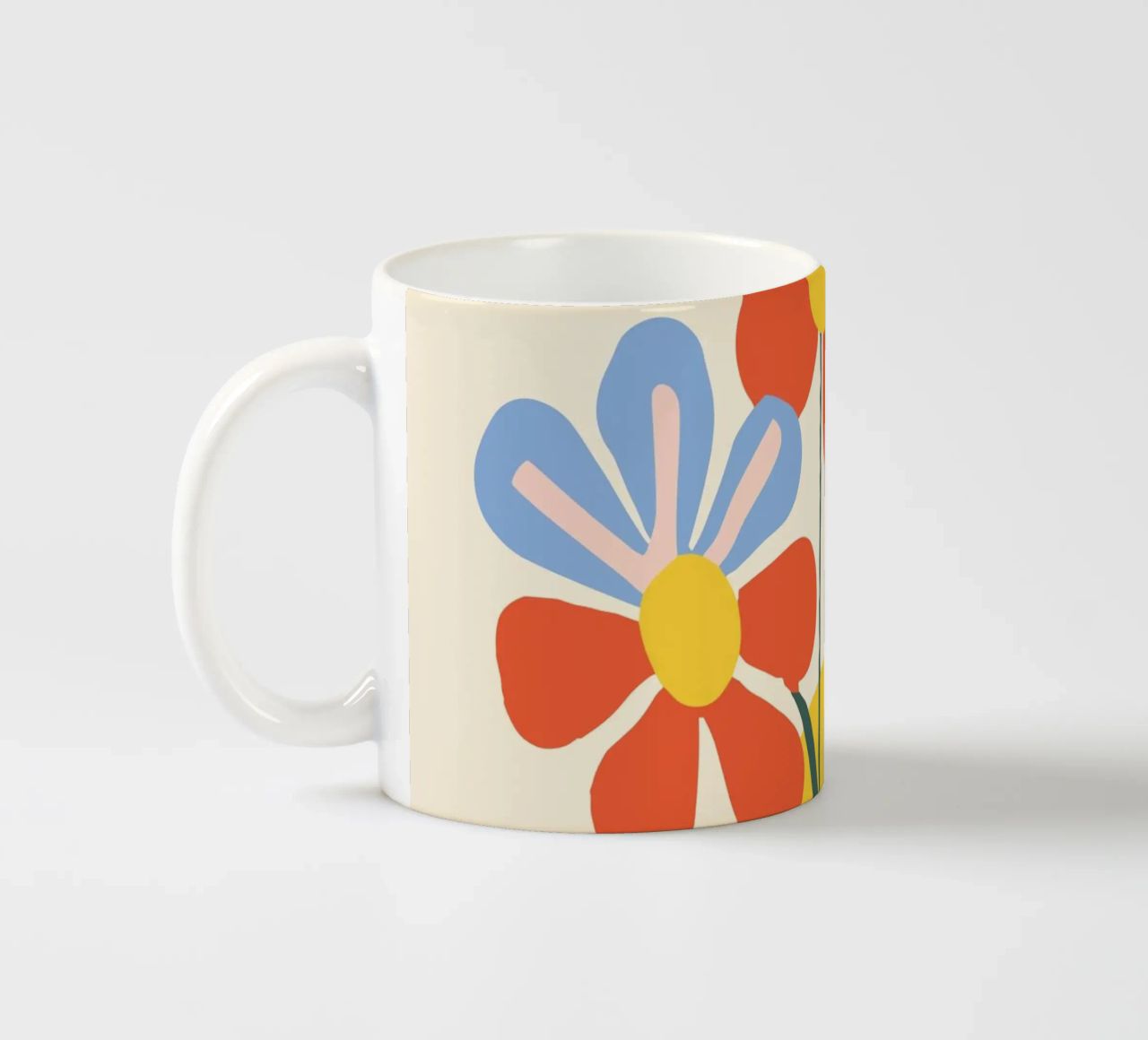 Design floreale colorato - Allegro decoro retrò tazza in ceramica da Whole©