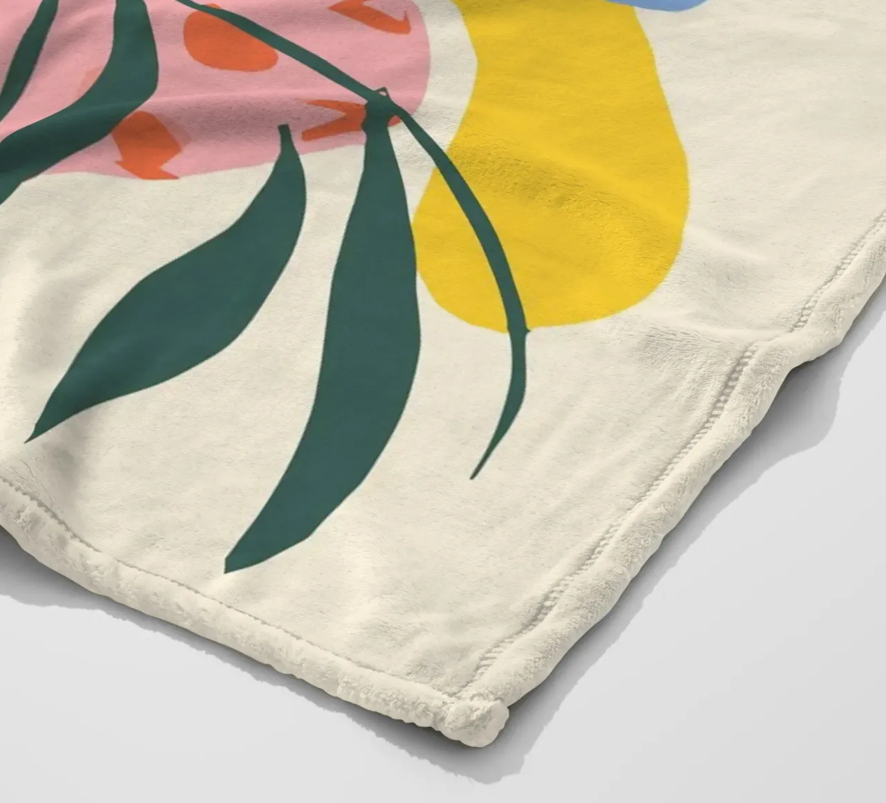 Design floreale colorato - Allegro decoro retrò coperta in pile da Whole©