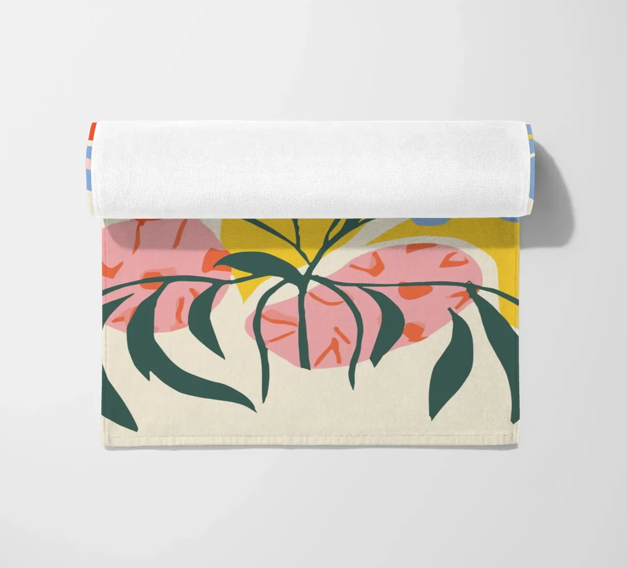 Design floreale colorato - Allegro decoro retrò telo mare da Whole©