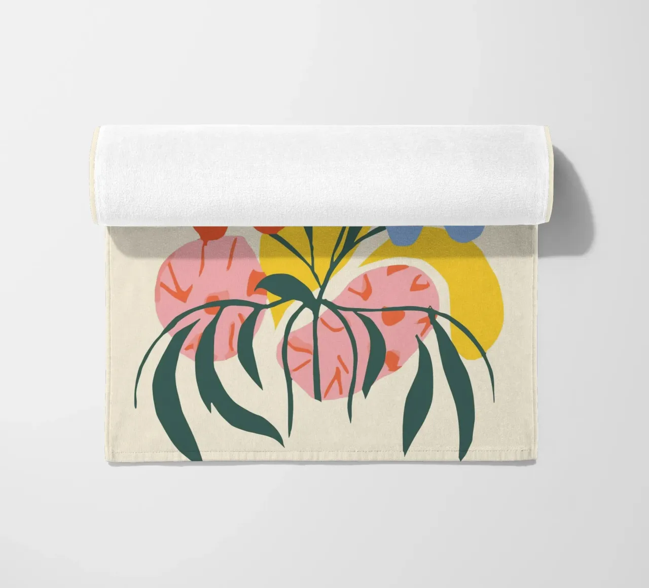 Design floreale colorato - Allegro decoro retrò telo mare da Whole©