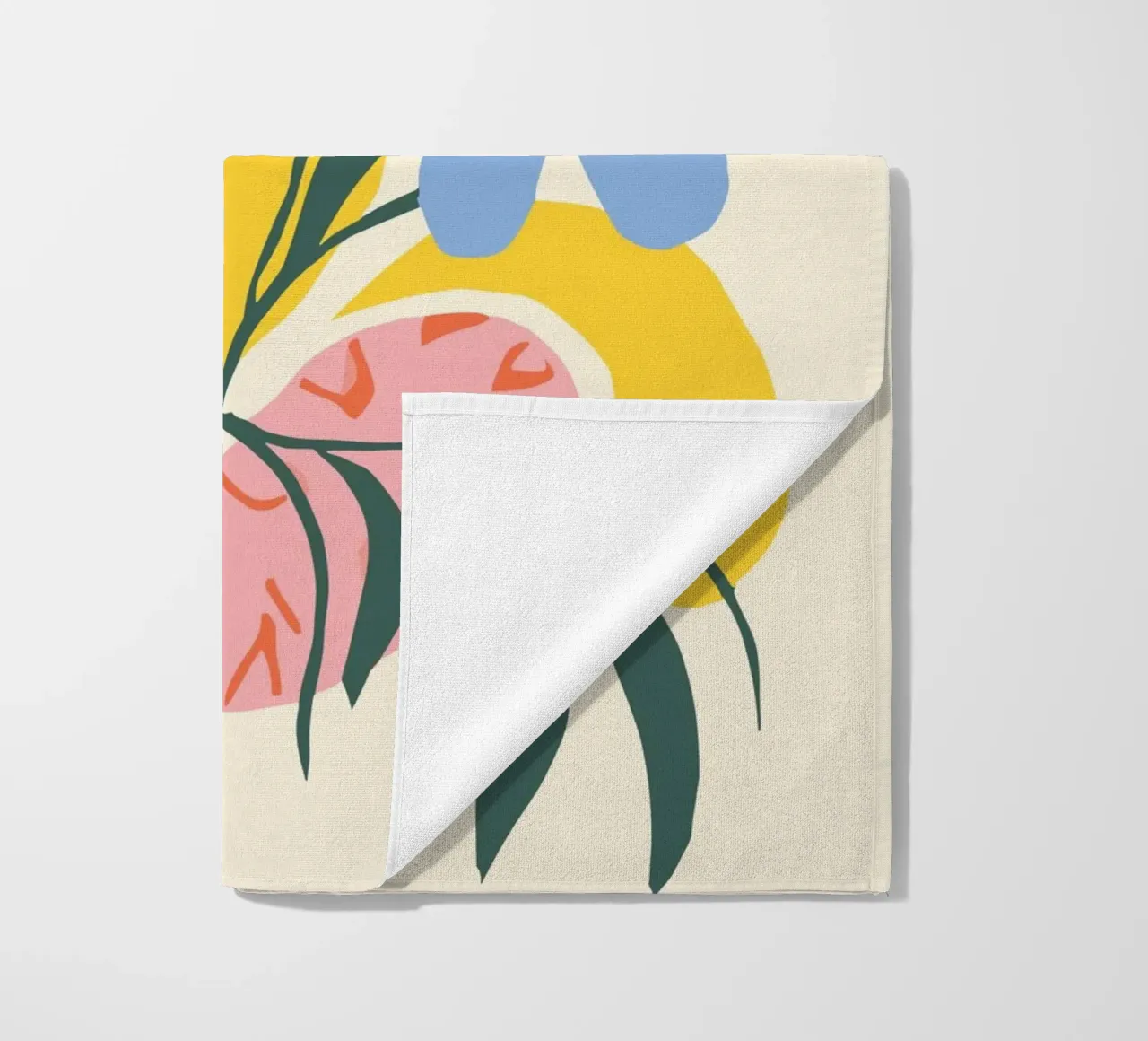 Design floreale colorato - Allegro decoro retrò telo mare da Whole©