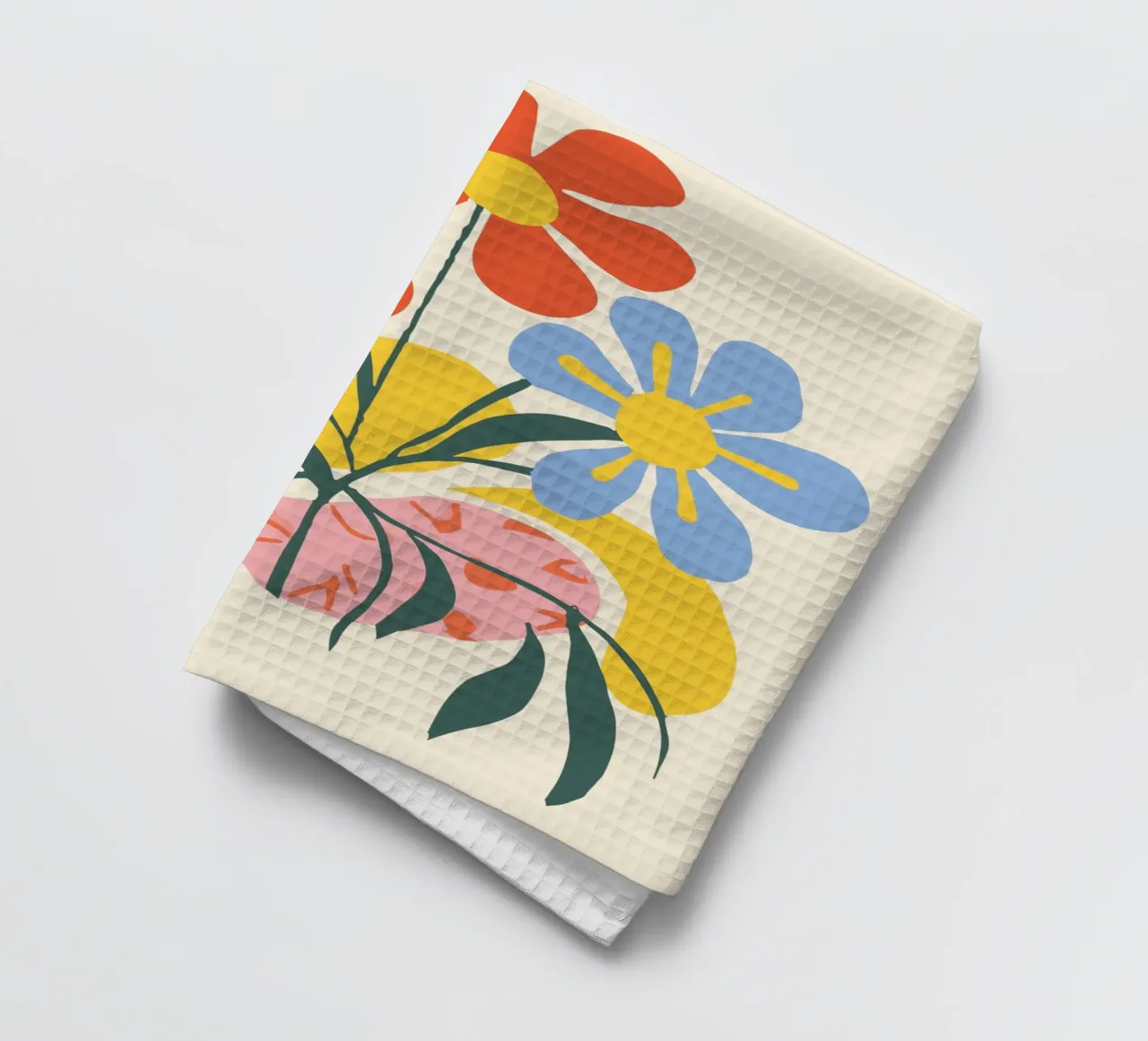 Design floreale colorato - Allegro decoro retrò canovaccio da cucina da Whole©