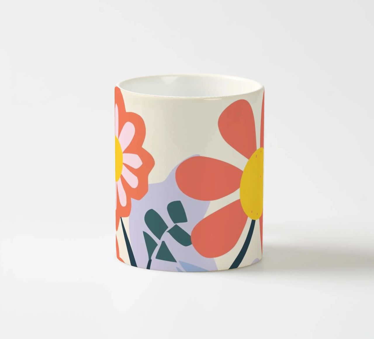 Vaso di fiori retrò - Allegro design floreale tazza in ceramica da Whole©