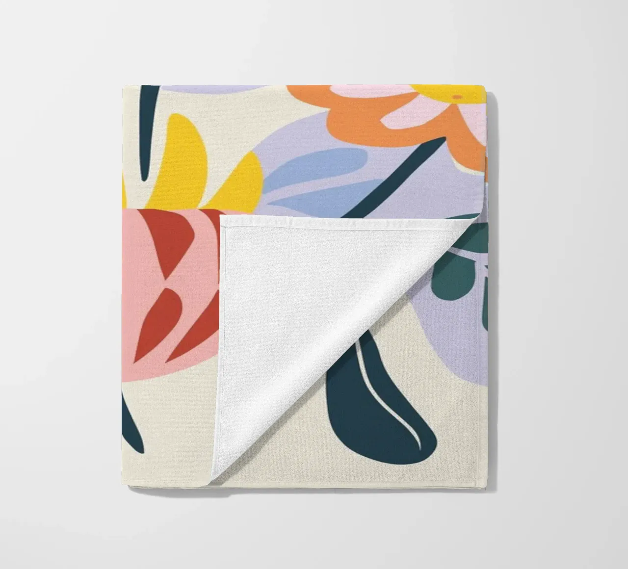 Vaso di fiori retrò - Allegro design floreale telo mare da Whole©