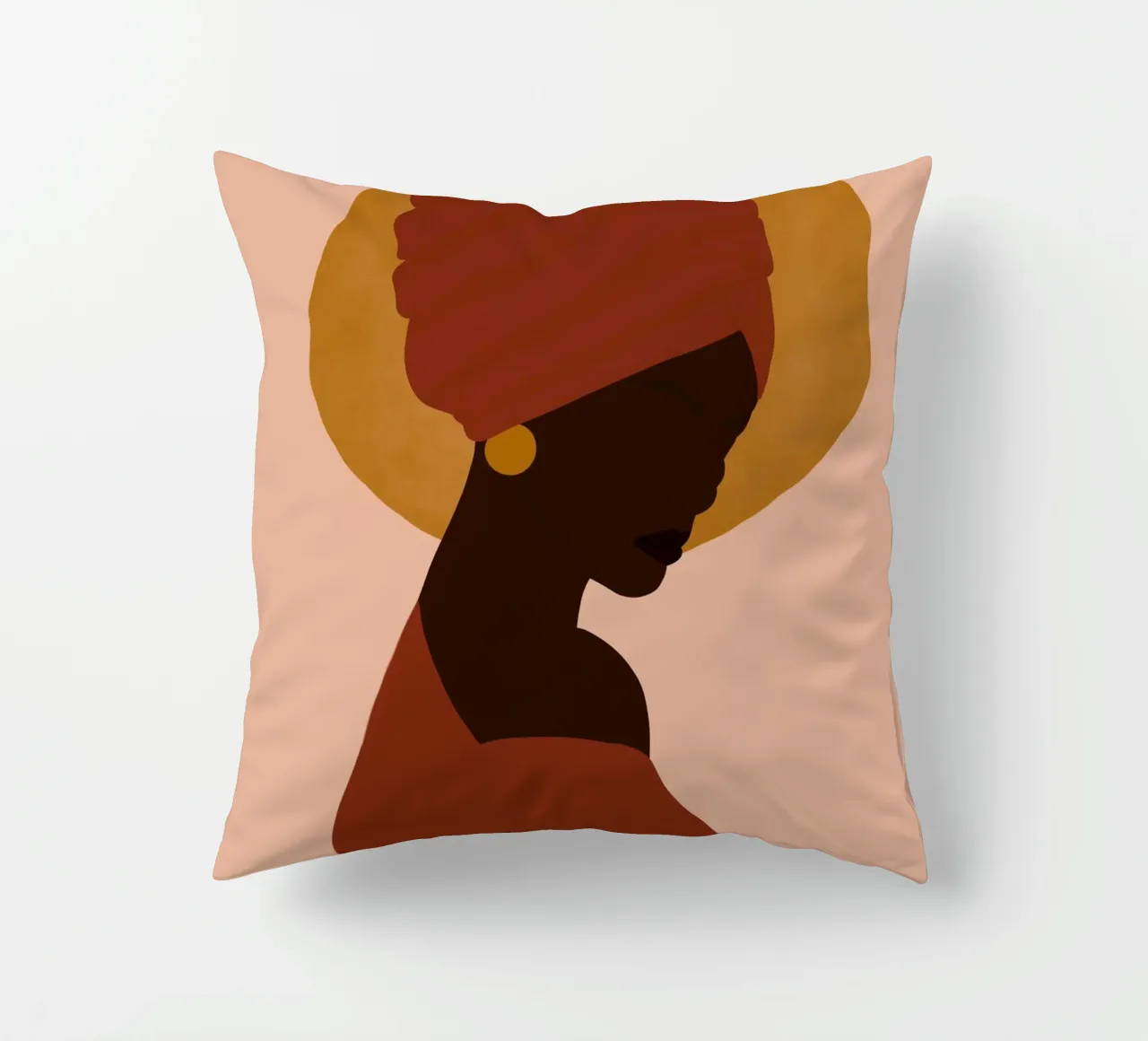 Afro Imana decorative cushion by Mathudace Créas