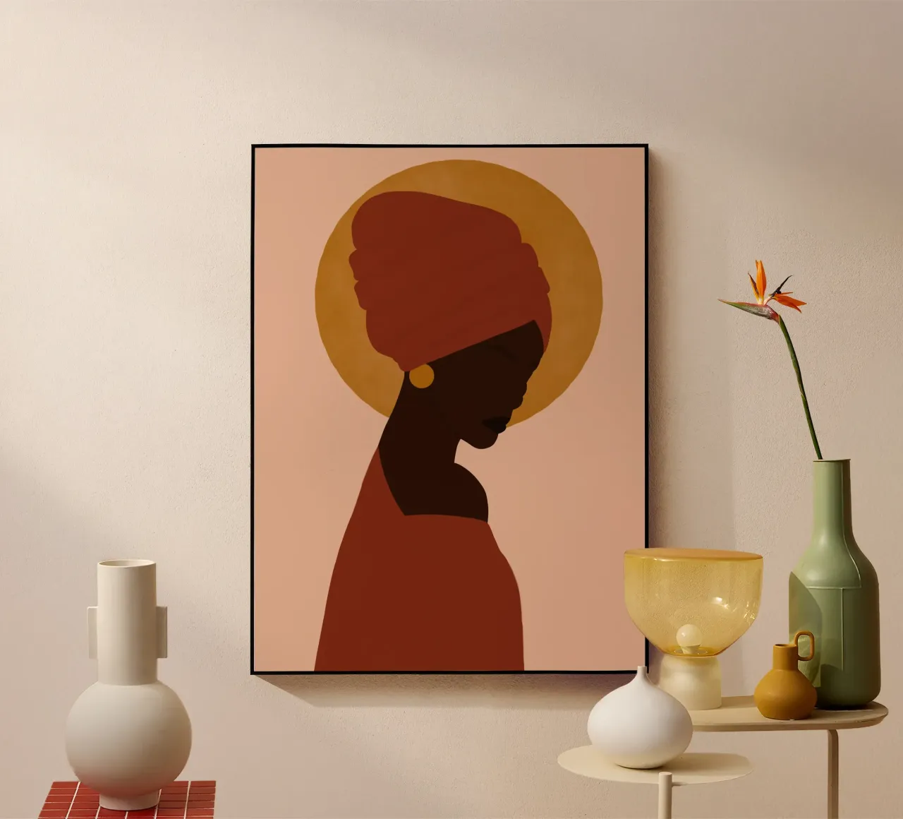 Afro Imana plexiglass da Mathudace Créas