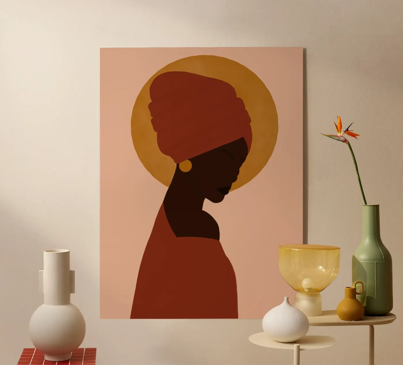 Afro Imana plexiglass da Mathudace Créas