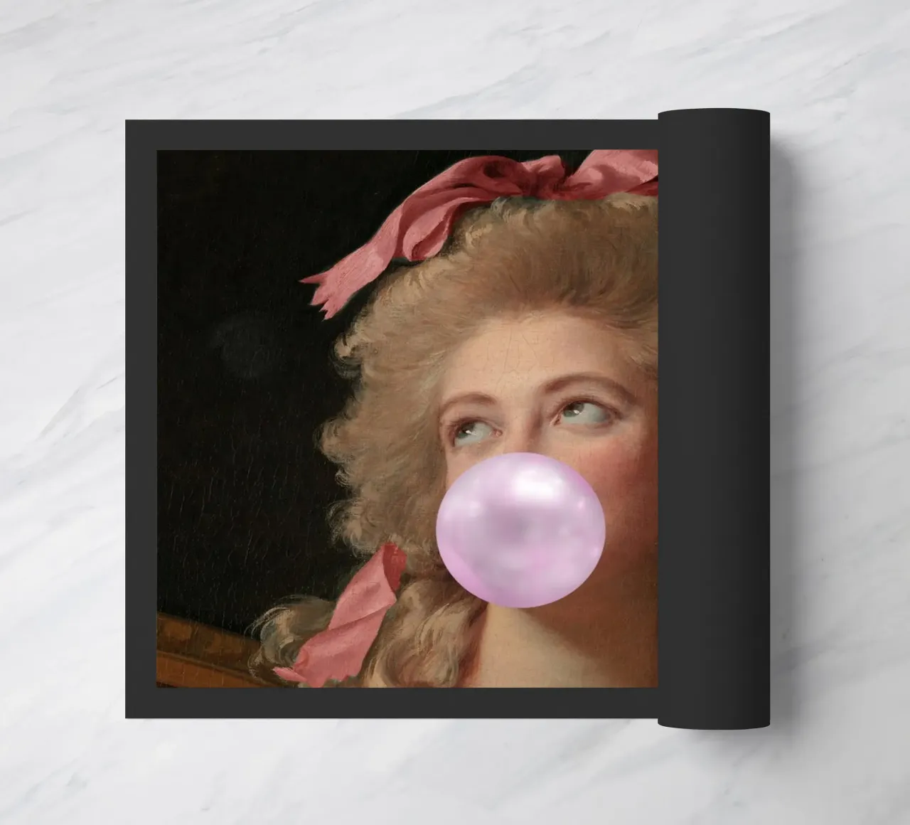 Bubble-Gum Lady zerbino da GraceDigitalArtCo
