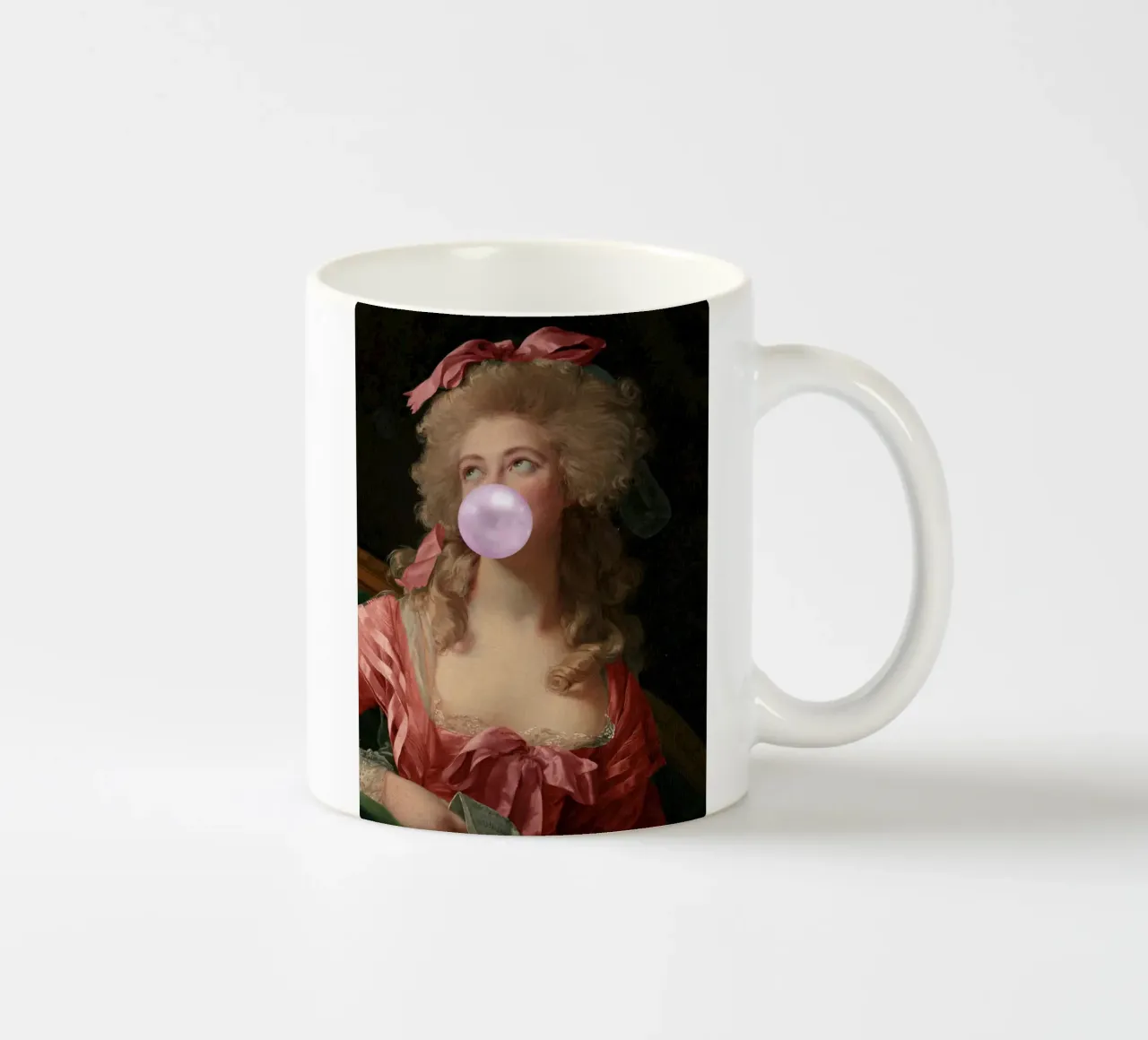 Bubble-Gum Lady tazza in ceramica da GraceDigitalArtCo