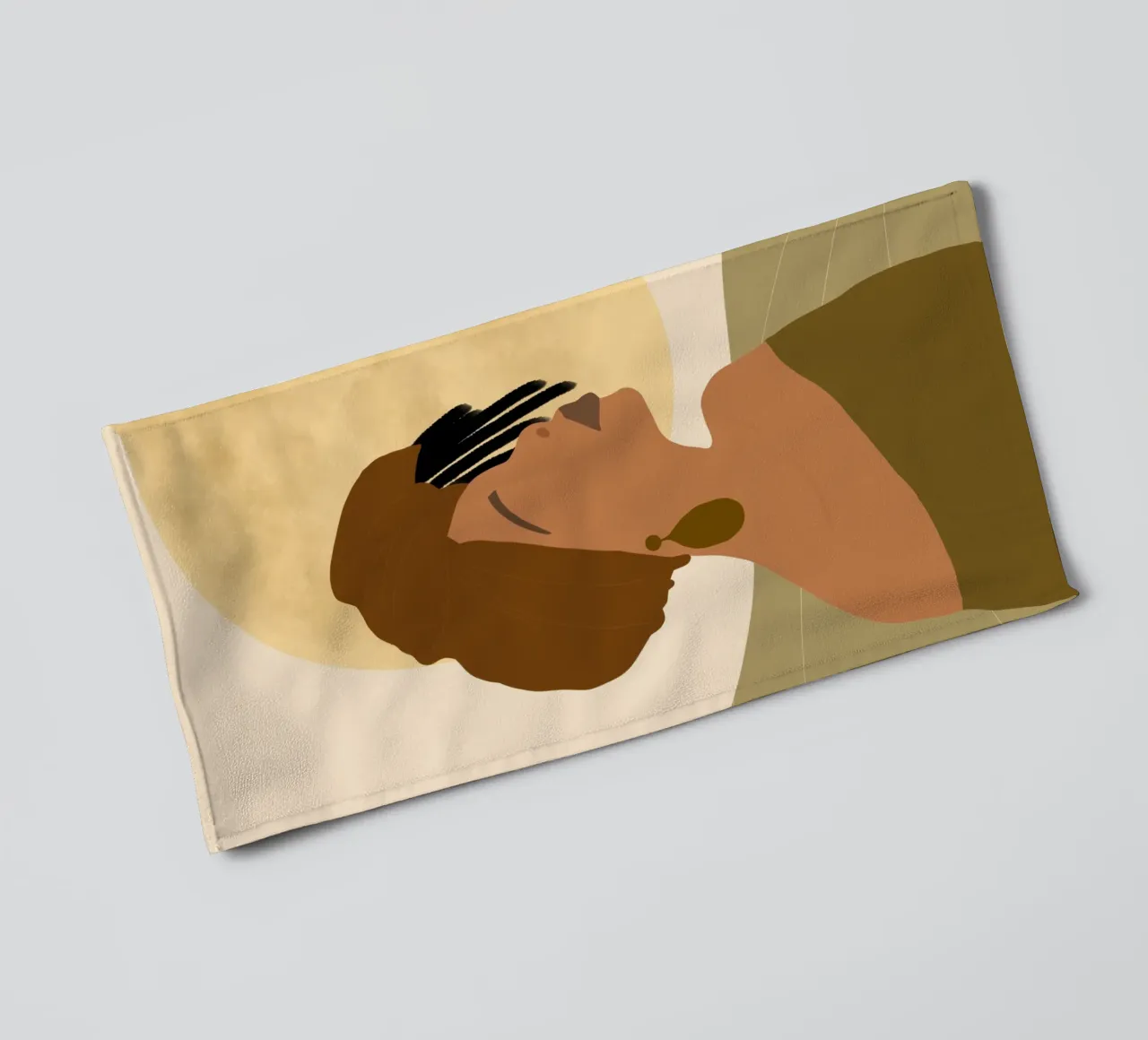 Afro Sipho asciugamano da bagno da Mathudace Créas