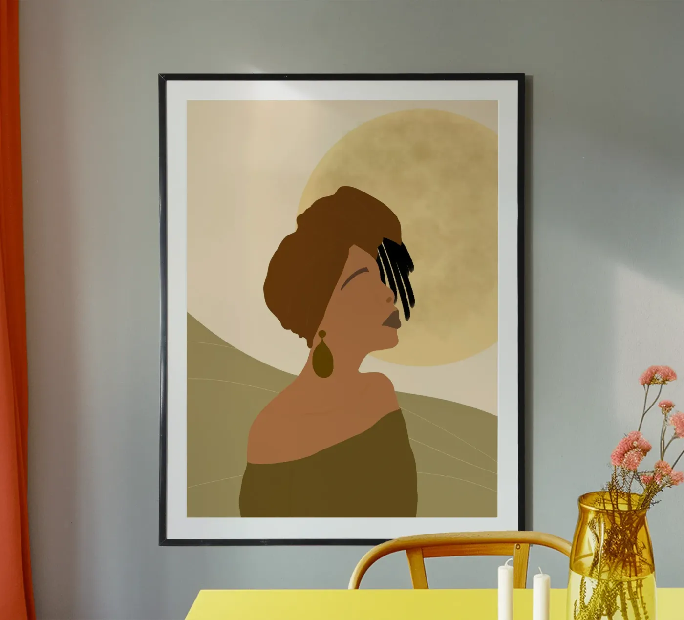 Afro Sipho poster da Mathudace Créas