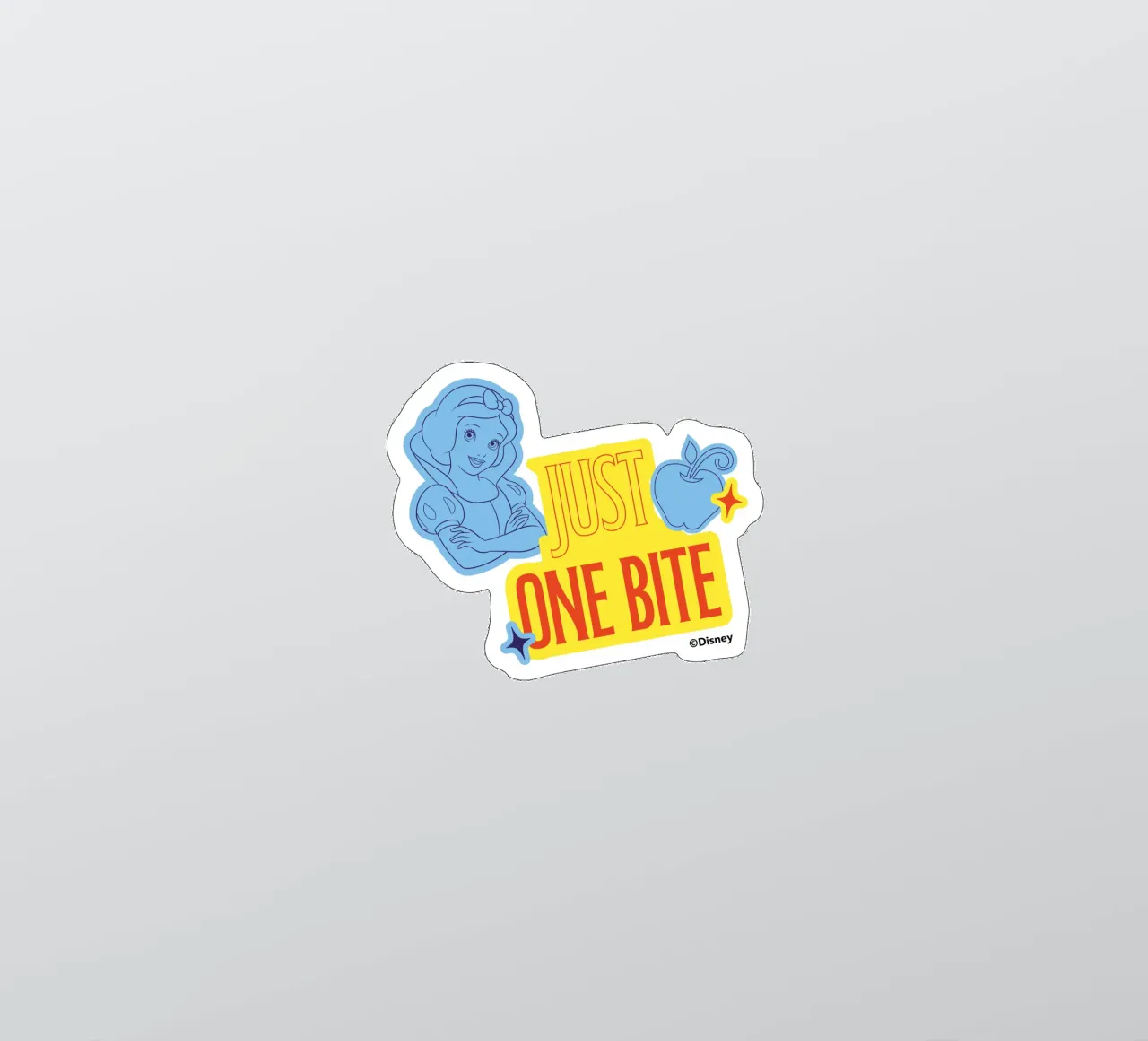 JUST ONE BITE Sticker von DISNEY PRINCESS - Sticker Shop