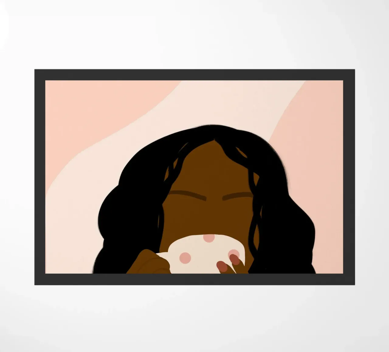 Afro Coffee zerbino da Mathudace Créas