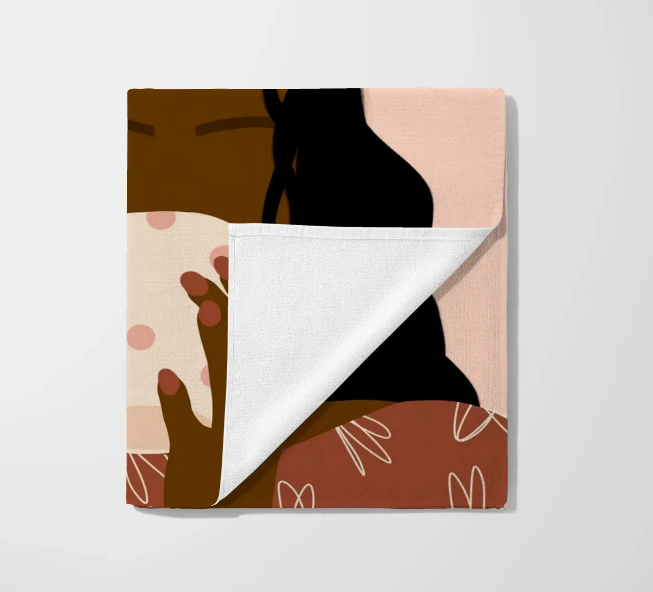 Afro Coffee telo mare da Mathudace Créas