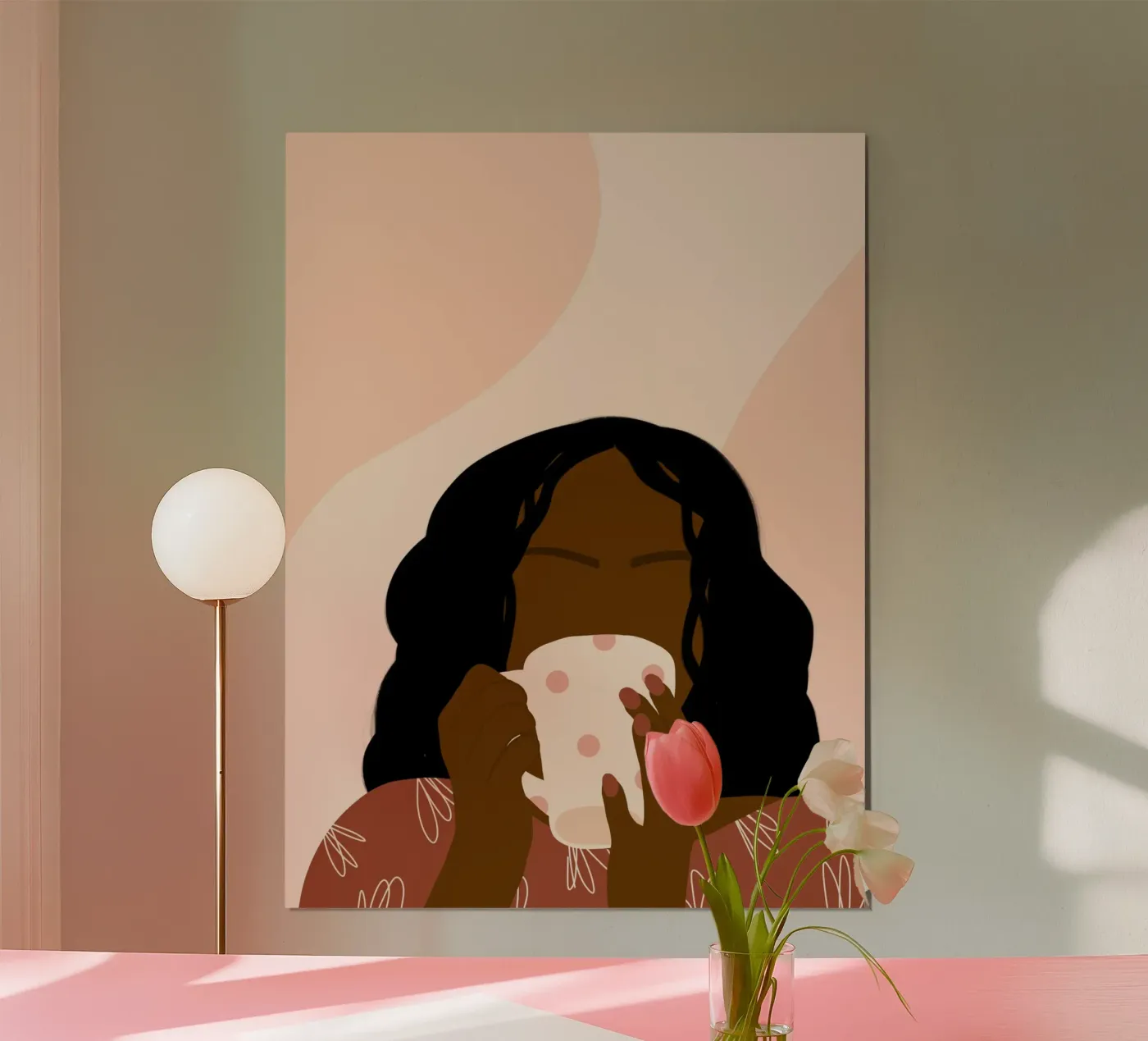 Afro Coffee poster by Mathudace Créas