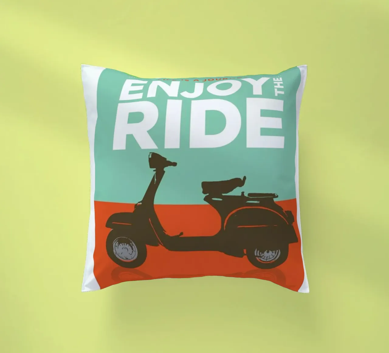 Enjoy the ride - Vespa cuscino da Visual Philosophy