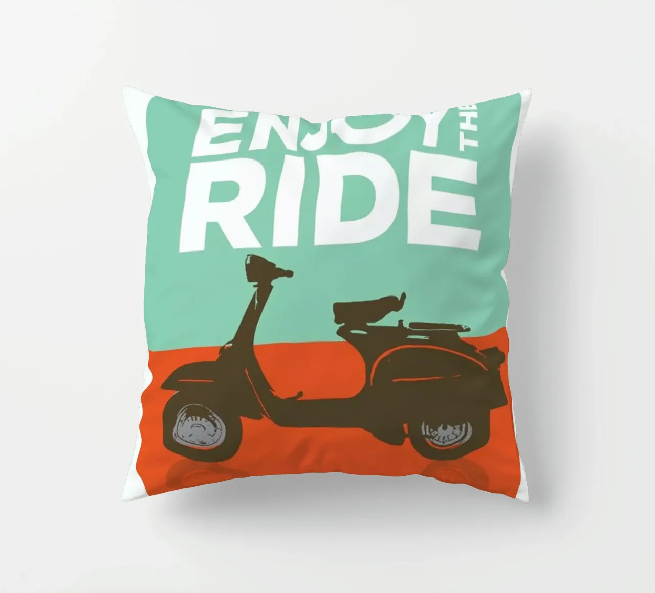 Enjoy the ride - Vespa cuscino da Visual Philosophy