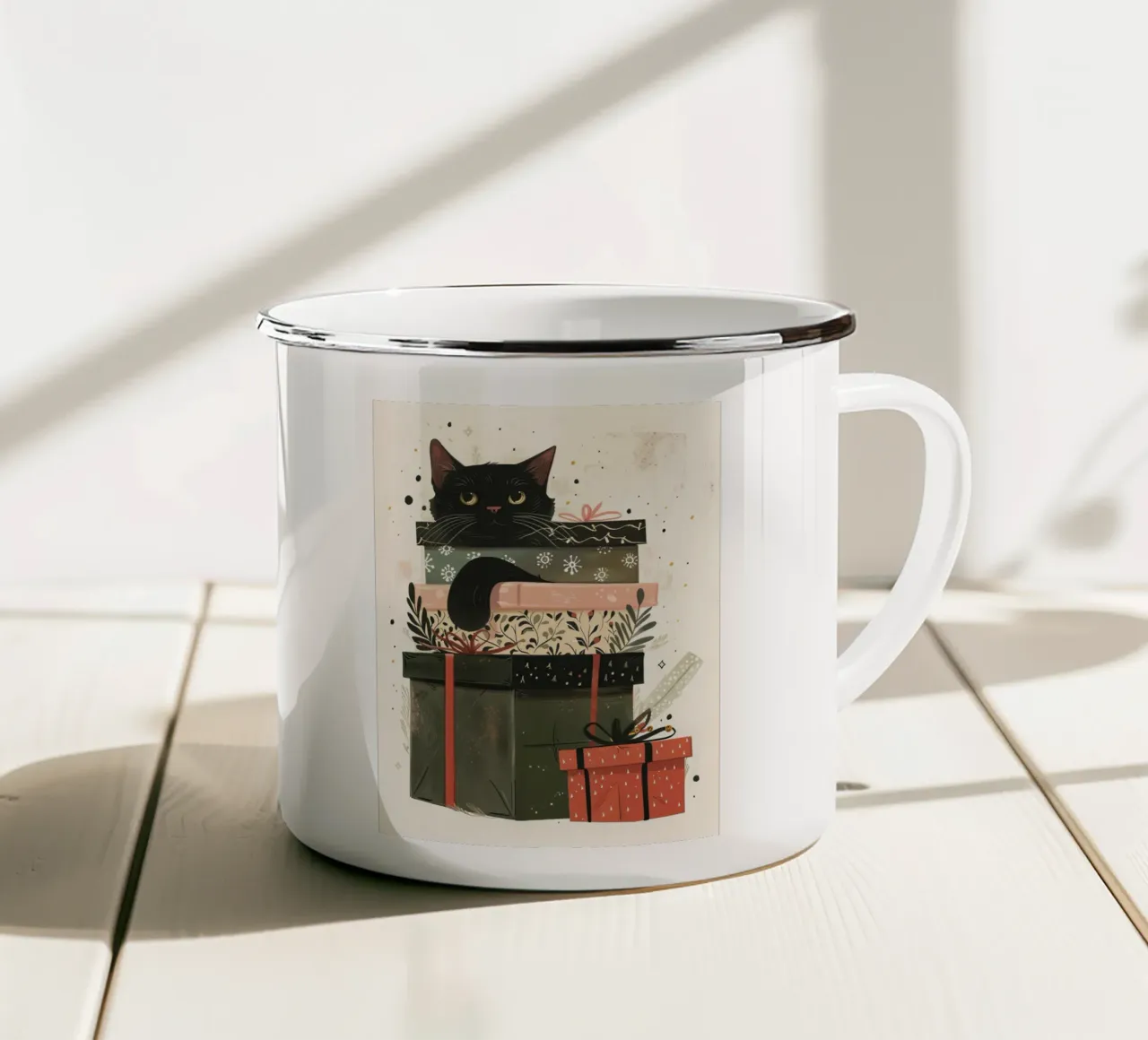 Sorprese incartate alla perfezione tazza in smalto da DaarbyN