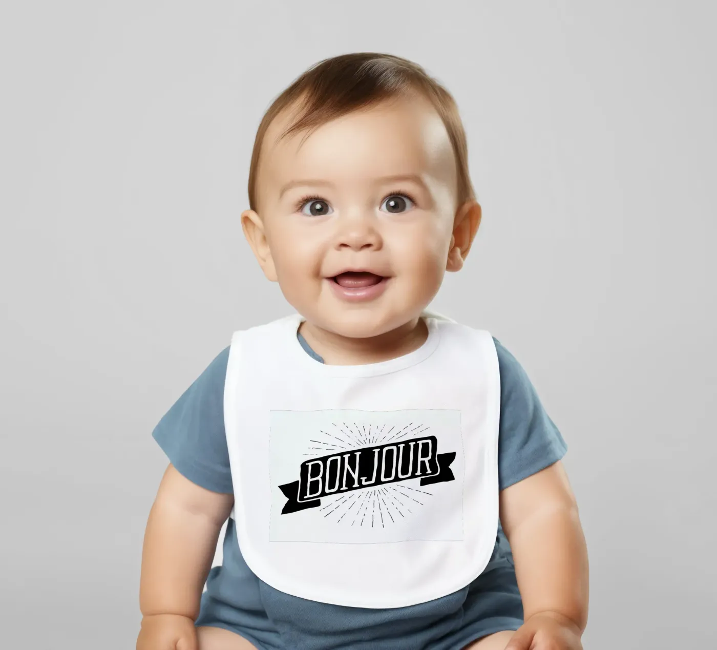 Bonjour Babylätzchen von JONATTEND