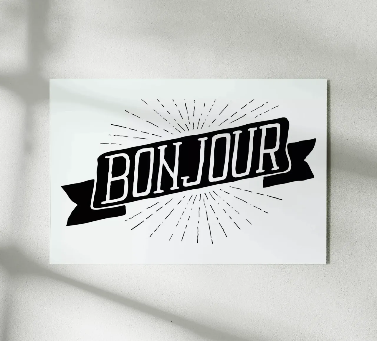 Bonjour plexiglass da JONATTEND