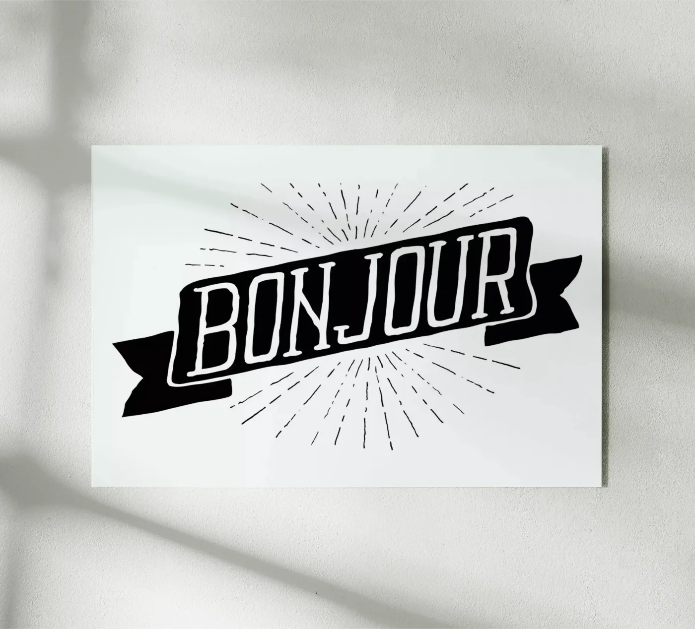 Bonjour plexiglass da JONATTEND