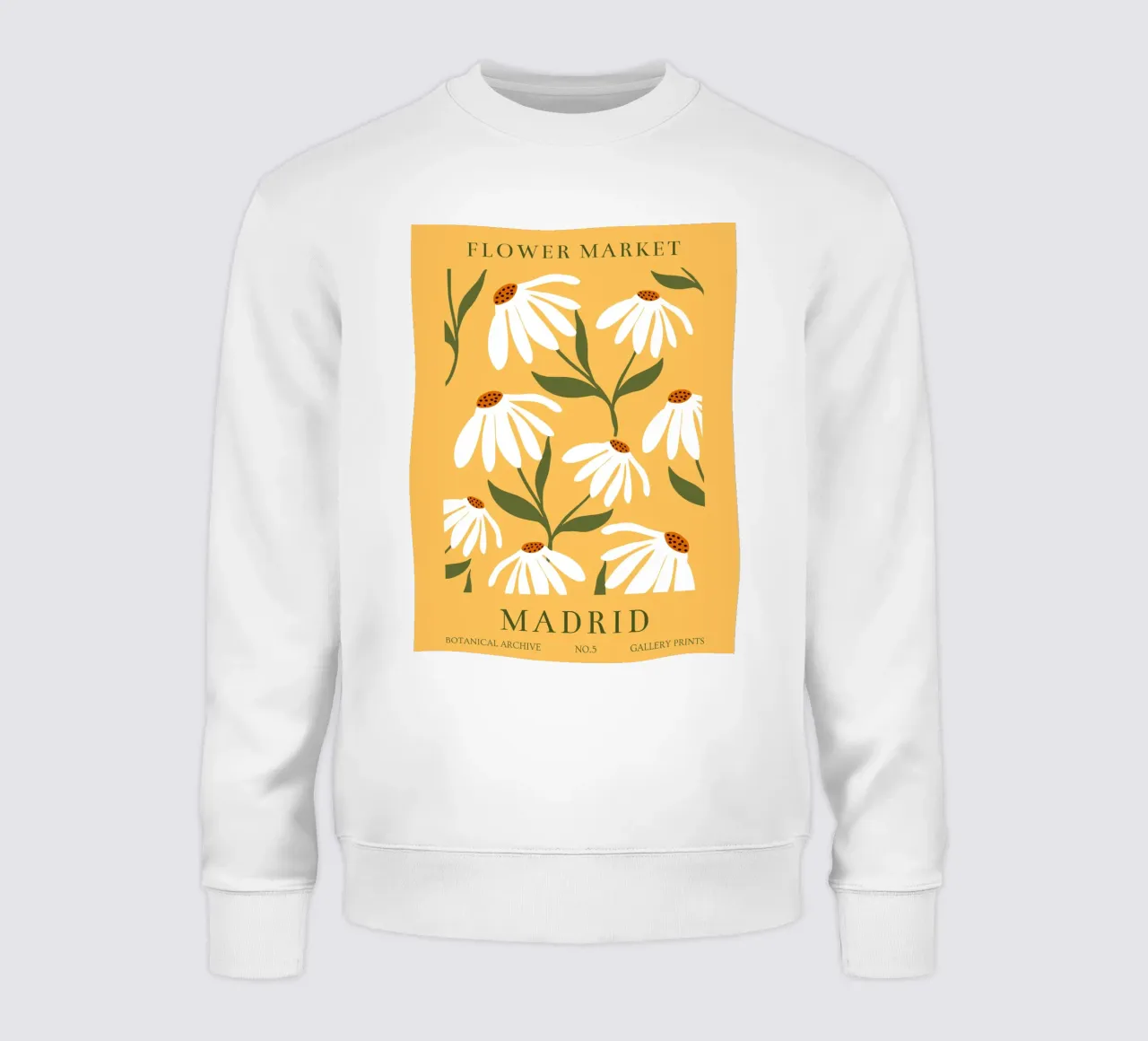 Daisy Art - Design botanico retrò felpa da Whole©