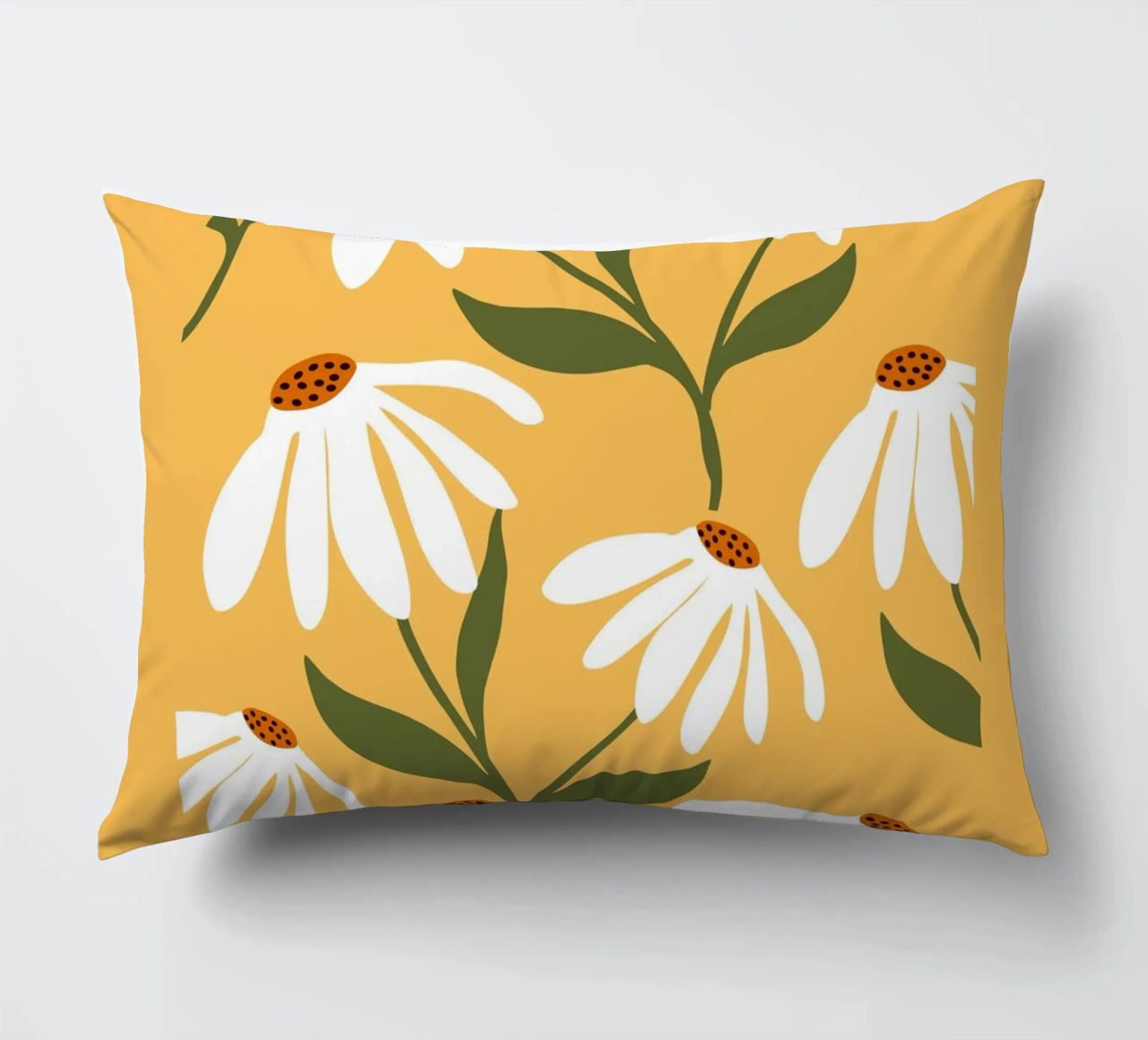 Daisy Art - Design botanico retrò cuscino da Whole©