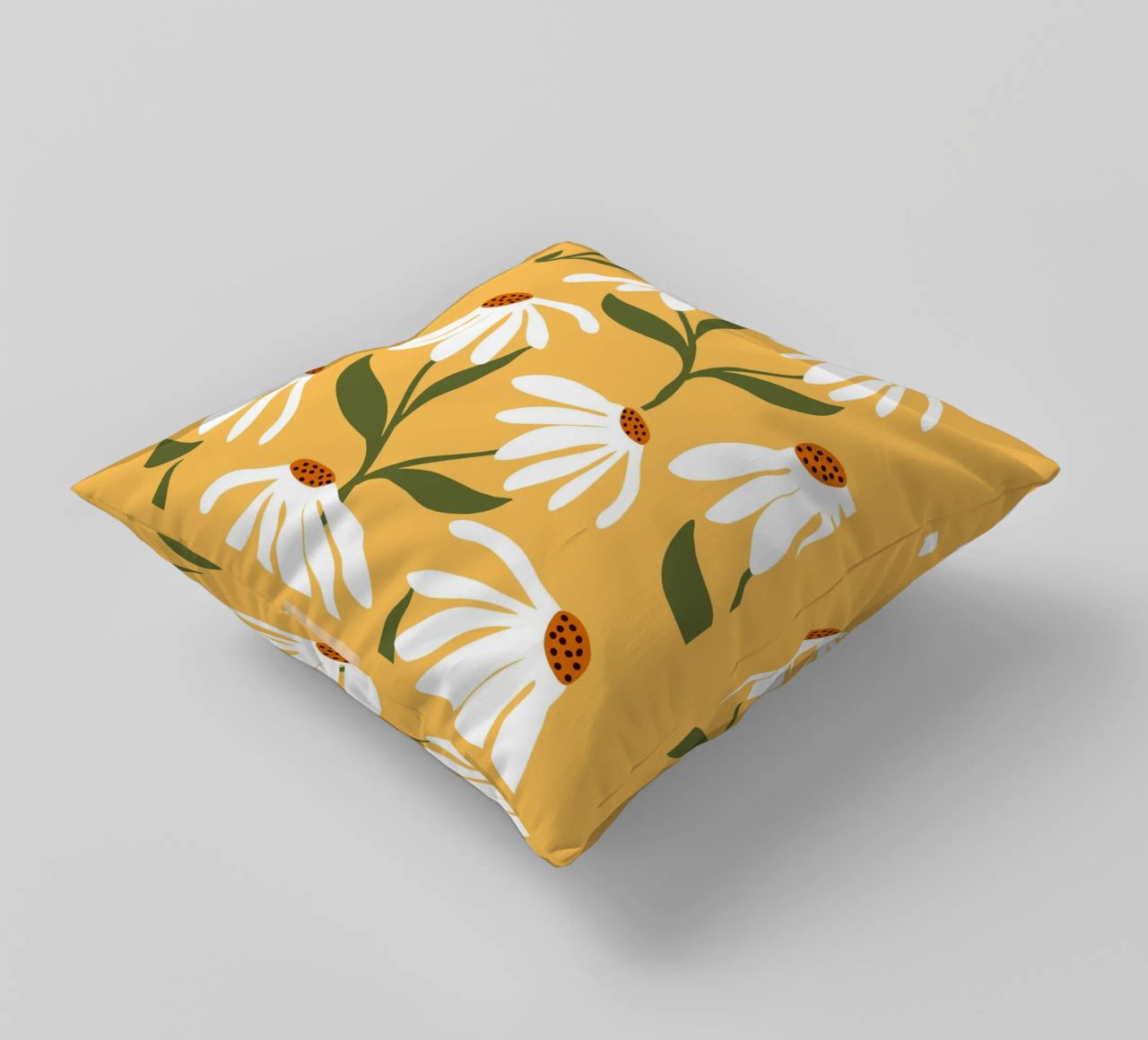 Daisy Art - Design botanico retrò cuscino da Whole©